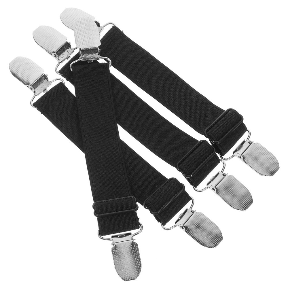 4pcs Adjustable Boot Clips for Motorcycle Riding Boot Straps Elastic Pant Keeper
