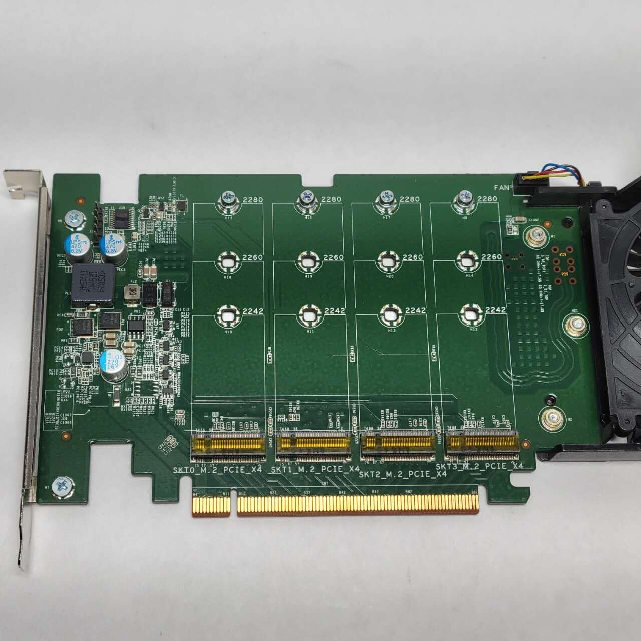 Dell DPWC400 QUAD M.2 PCIe Solid State Drive Storage Adapter Card 6N9RH PHR9G