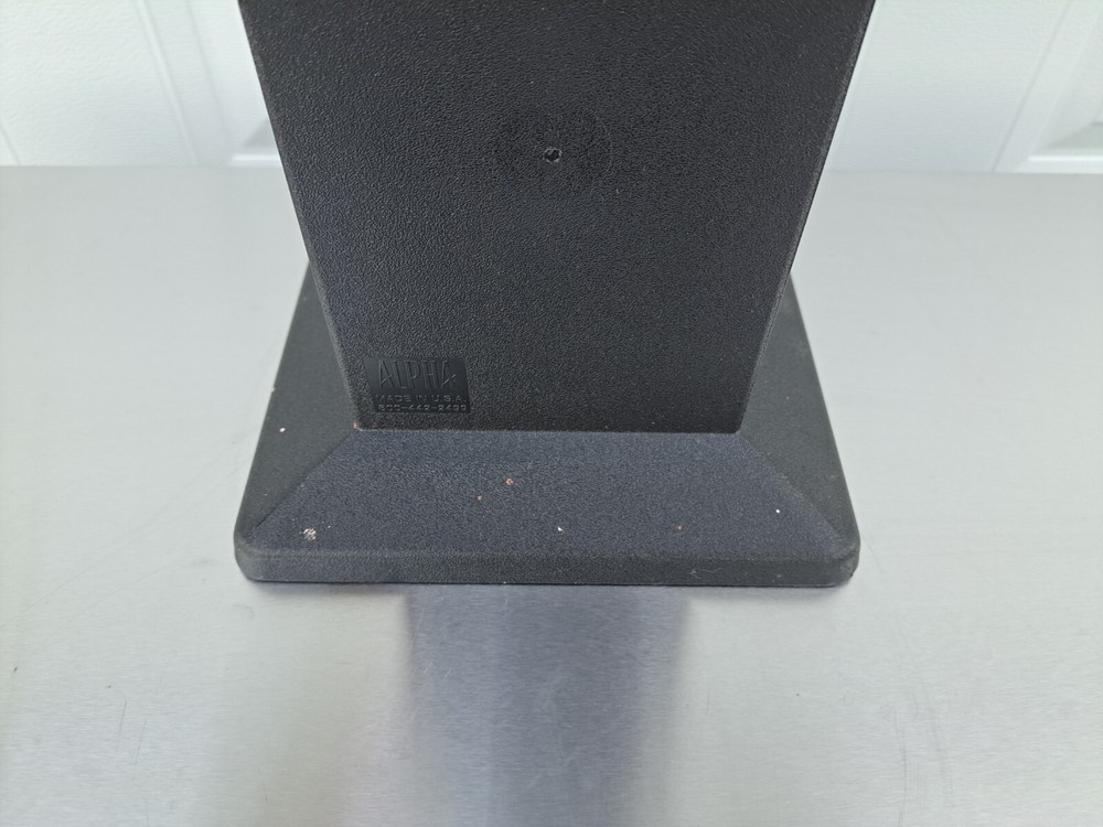 ALPHA Black 60 Capacity CD Storage Display Tower