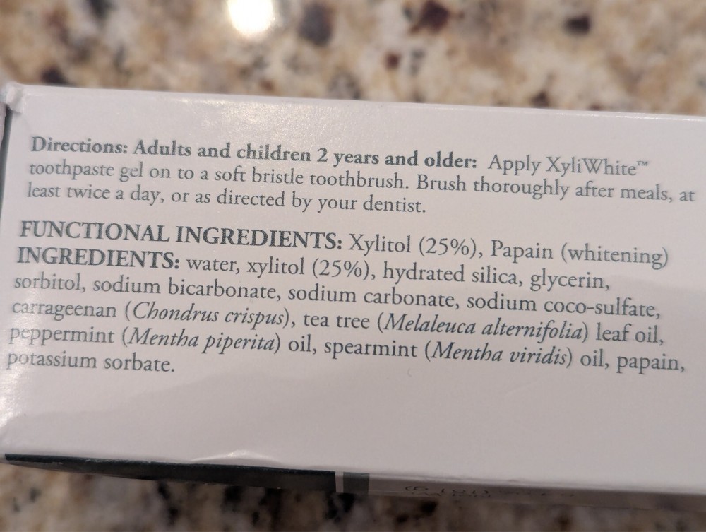 Now Solutions Xyli White Refreshmint Toothpaste Gel 6.4 oz