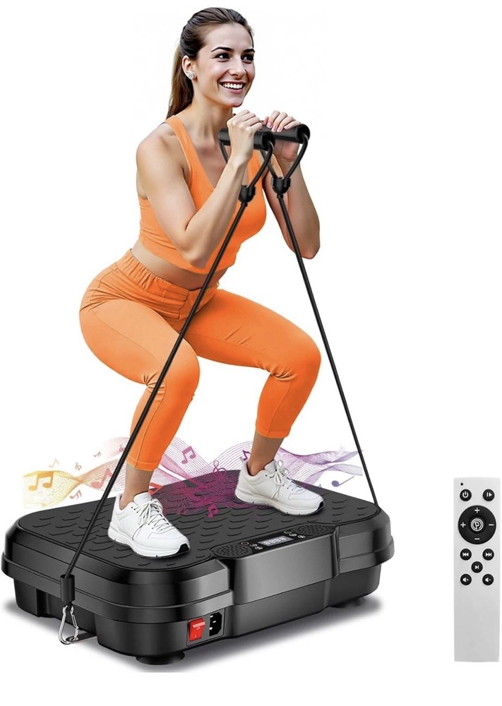 Vibration Plate Exercise Machine, 450 Lbs Capacity, 250 Adjustable Speeds