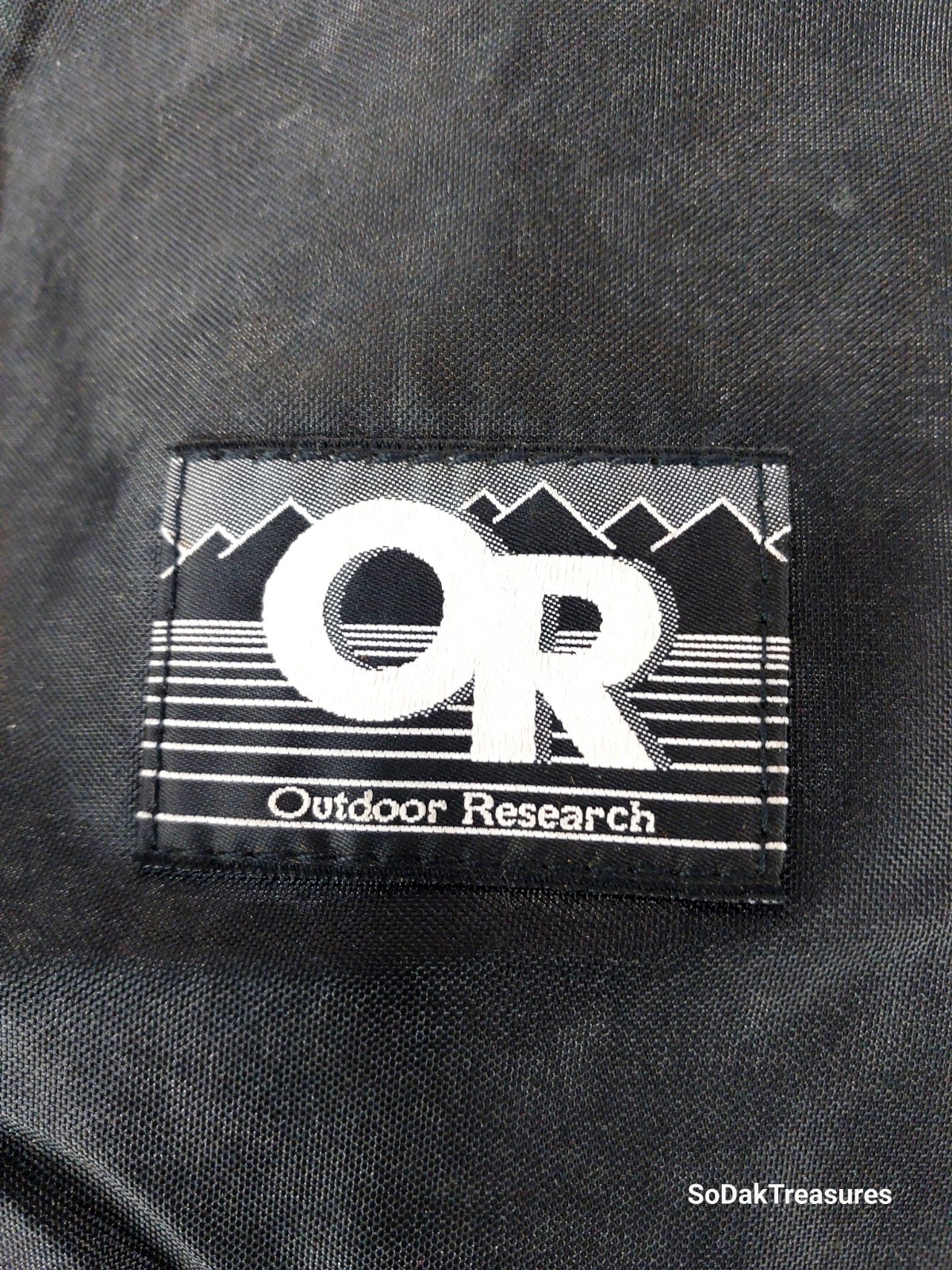 Vintage Outdoor Research Travel Pouch Bag Sling Black 13x6x4"