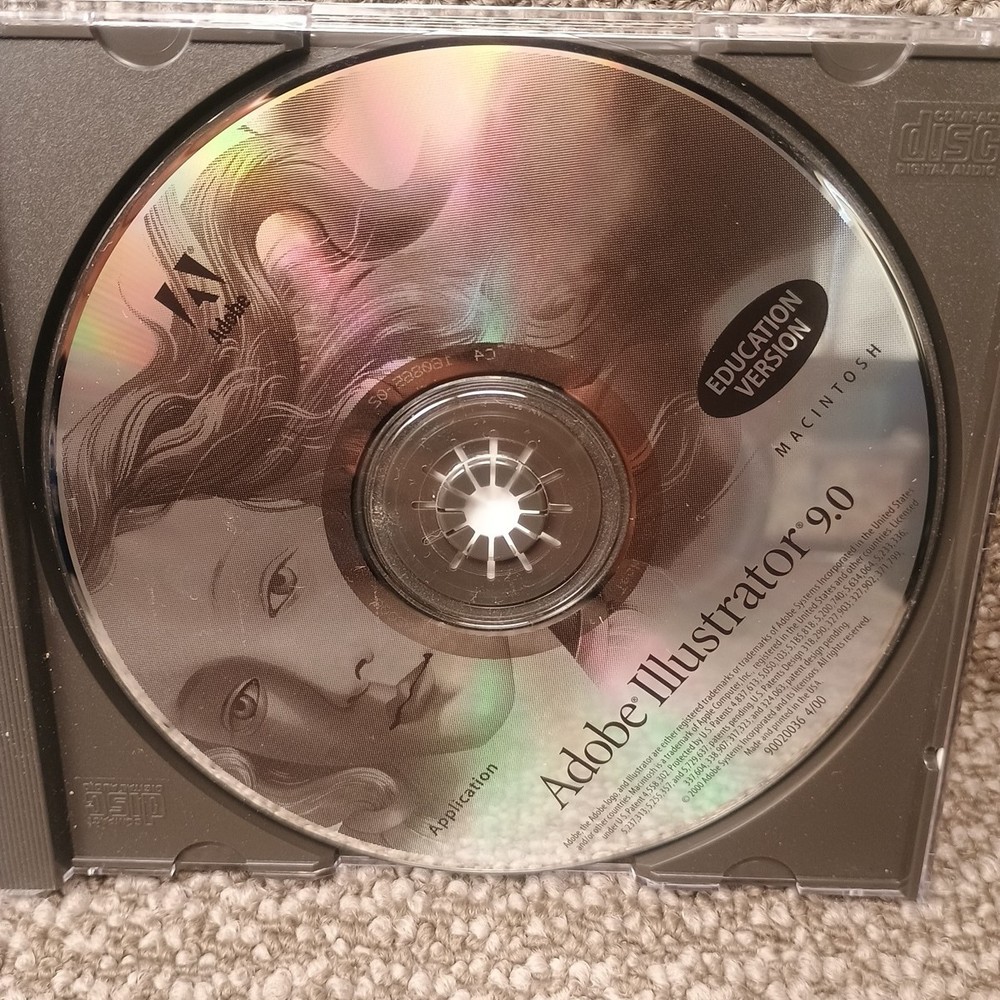 Adobe Illustrator 9.0 Apple Mac Macintosh with Serial Number