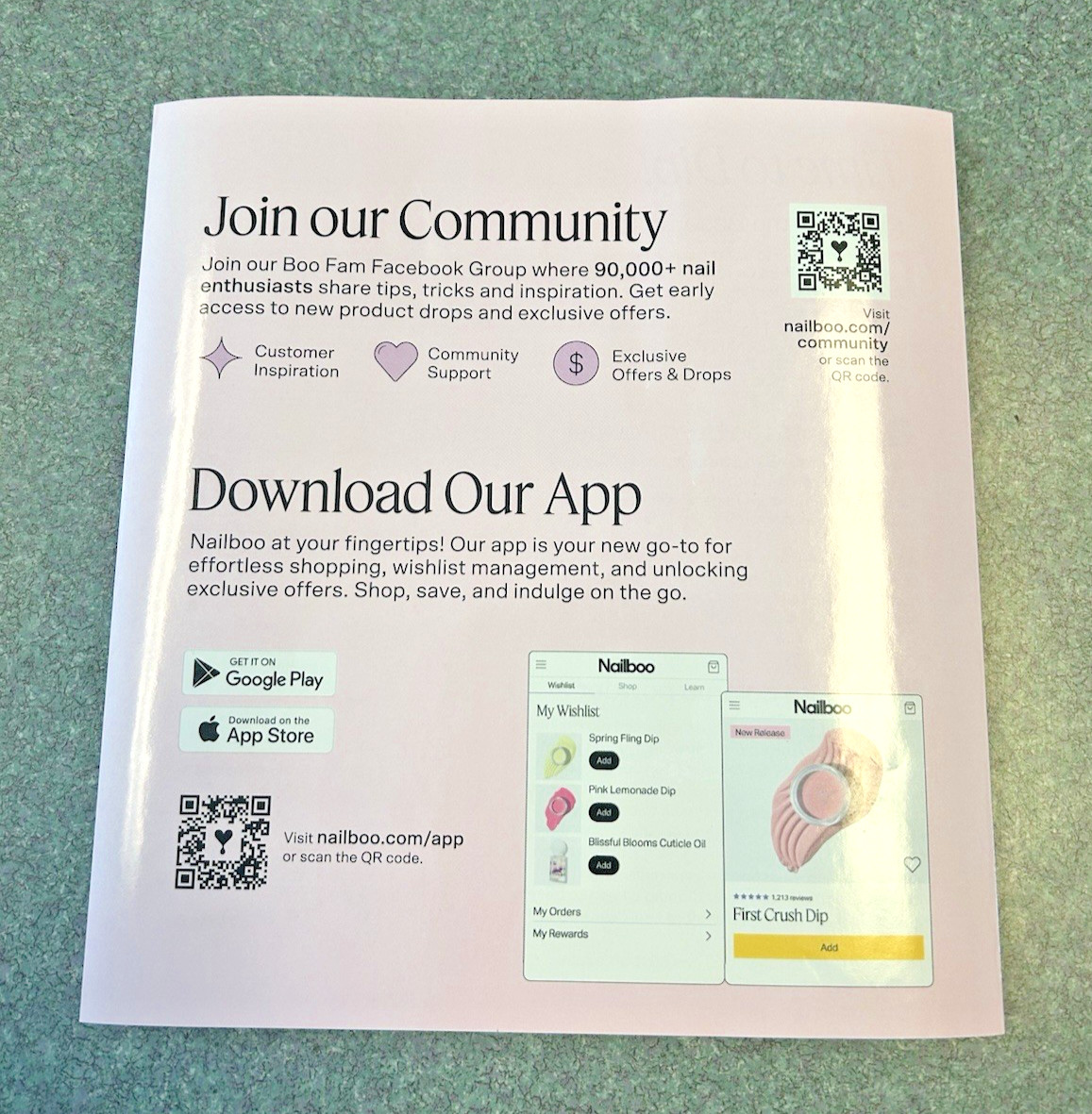 Nailboo Full Kit with 7 Dip Powder Colors