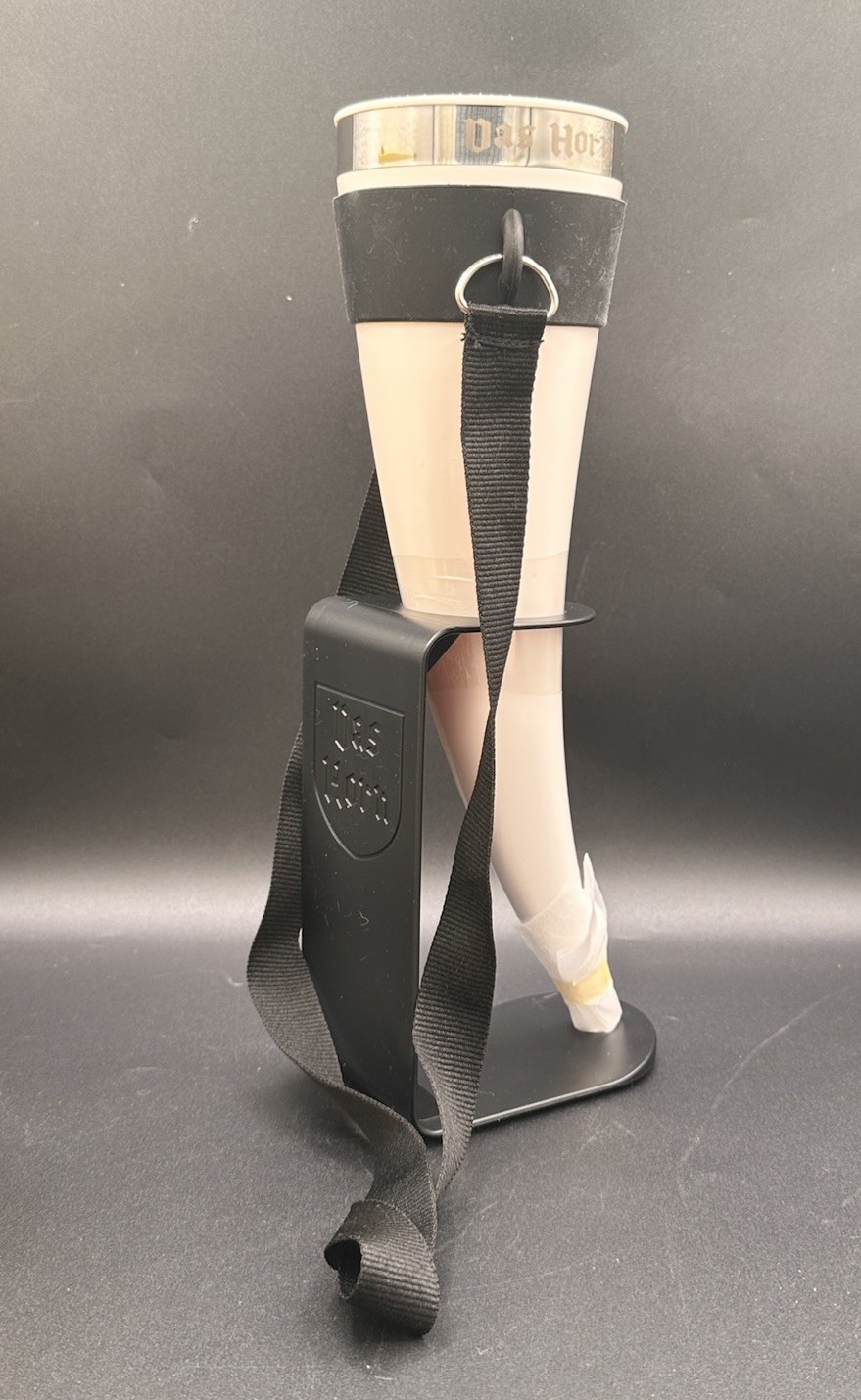 Das Horn VIKING Uber Drinking Vessel 24oz With Holder & Stand New in Open Box