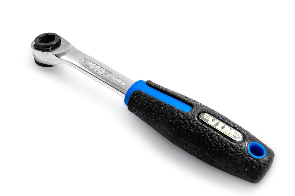 VIM 1/4 Hex Micro Bit Ratchet with Handle - Reversible 1/4" for Torx Bits HBR4