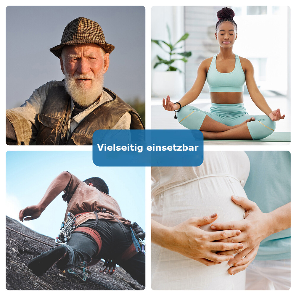 Vibeat Finger Pulse Oximeter with Alarm Check SpO2， Heart Rate， Perfusion Index