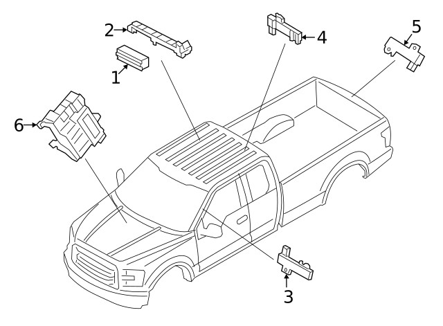 Genuine Ford Control Module FL3Z-15604-K