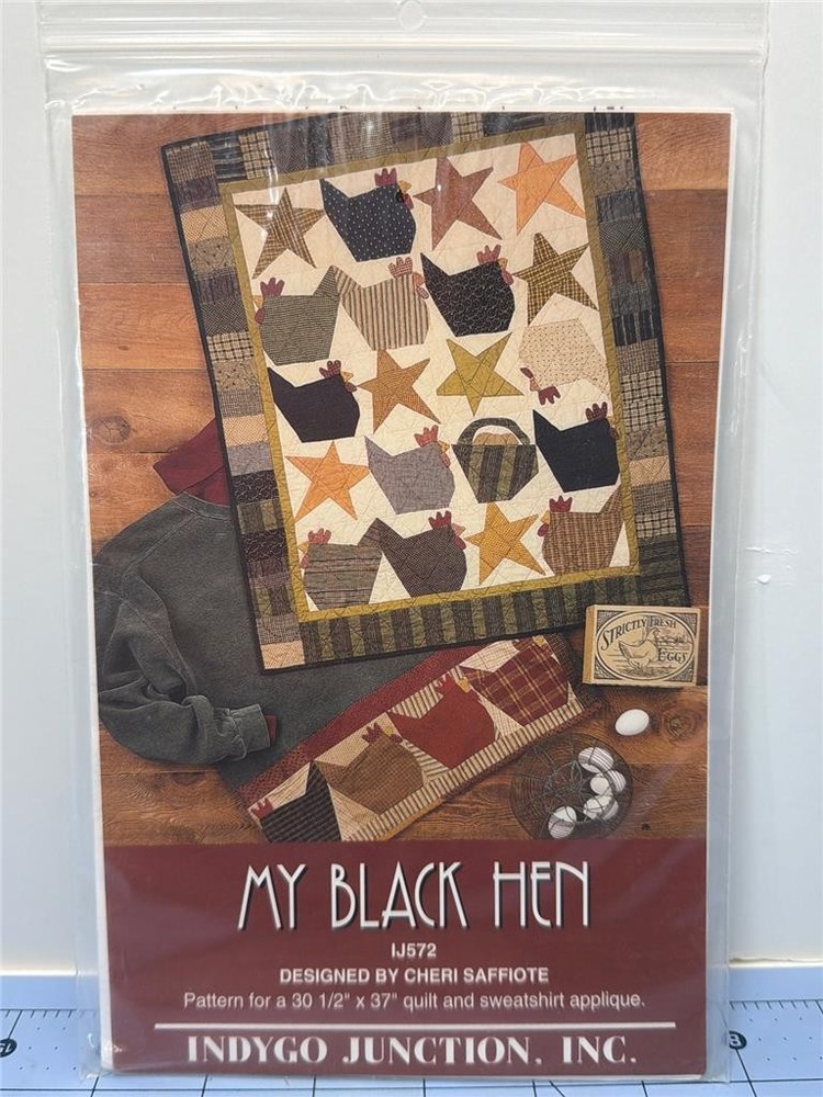 INDYGO JUNCTION - Quilt Pattern - MY BLACK HEN - Table Runner & Quilt Pattern
