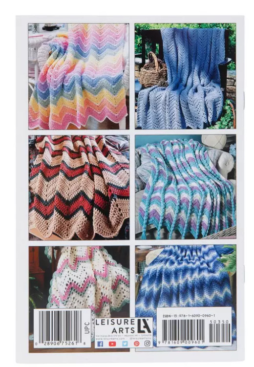 Leisure Arts Ripple Afghans Beginners Guide With 6 Projects Book New