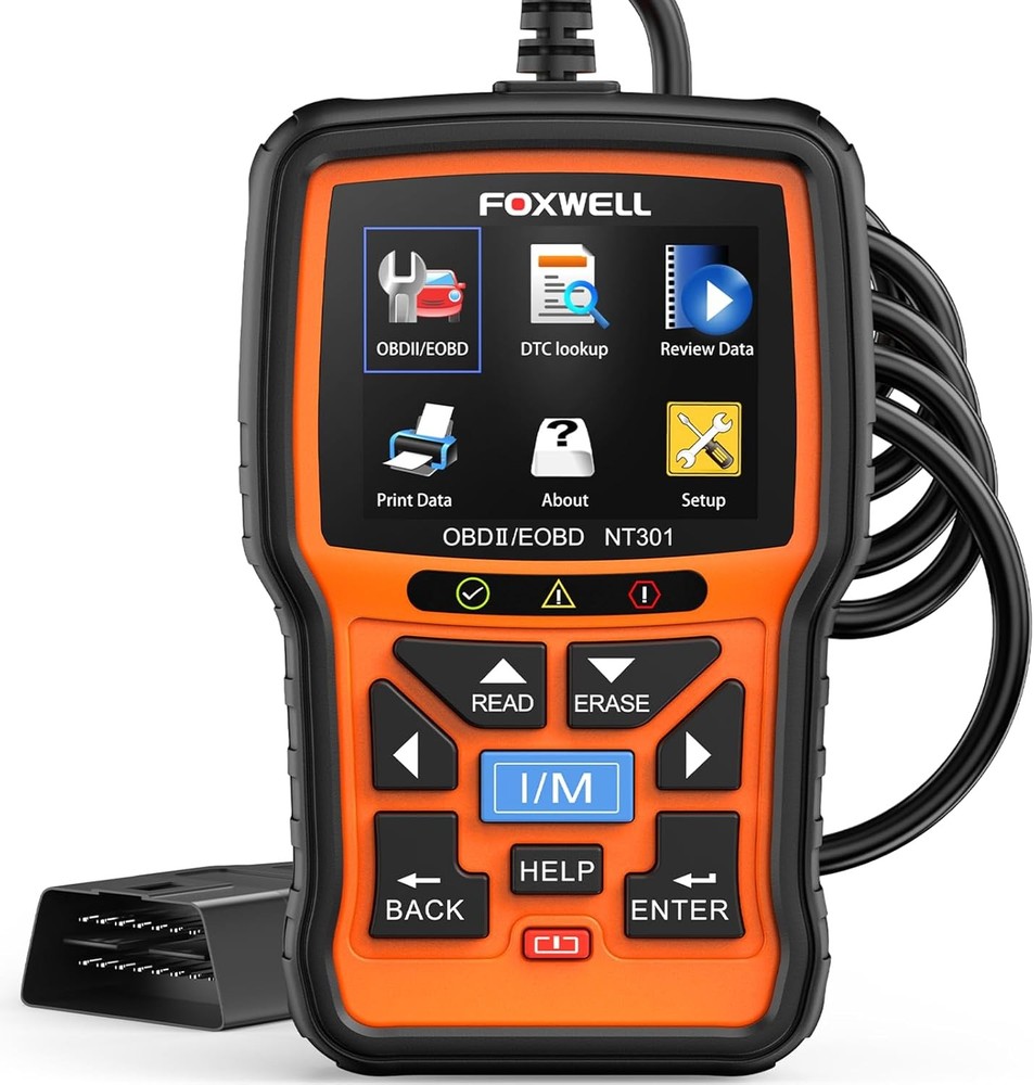 FOXWELL NT301 OBD2 Scanner OBDII Diagnostic Code Reader for Check Engine Light