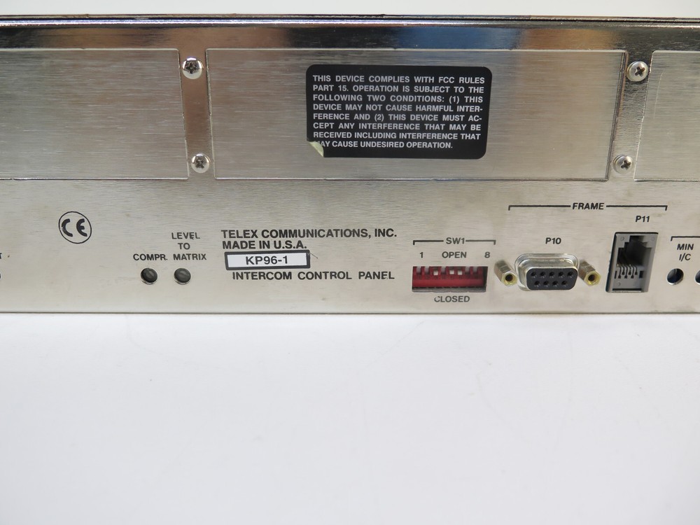 Telex RTS KP96-1 Matrix Intercom Key Panel - KP96