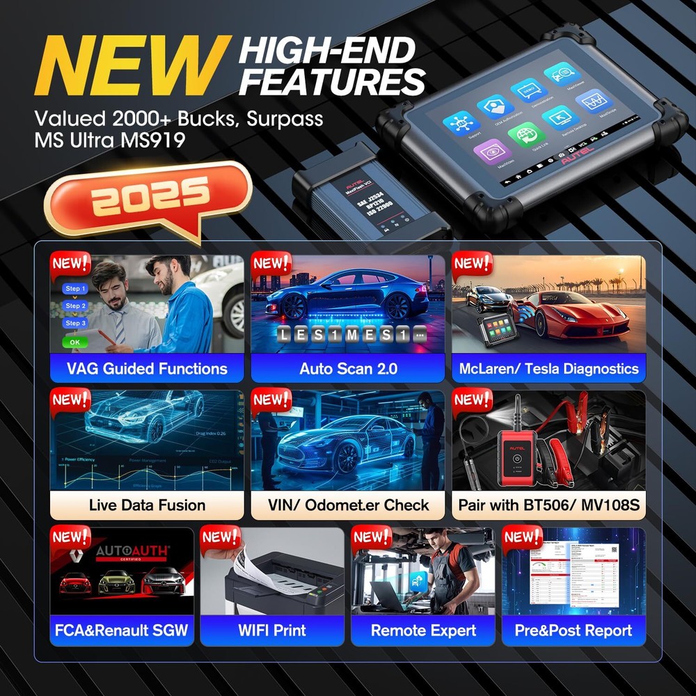 2026 Autel MaxiSys Elite II PRO ECU Programmer Coding with 2 Years Free Update