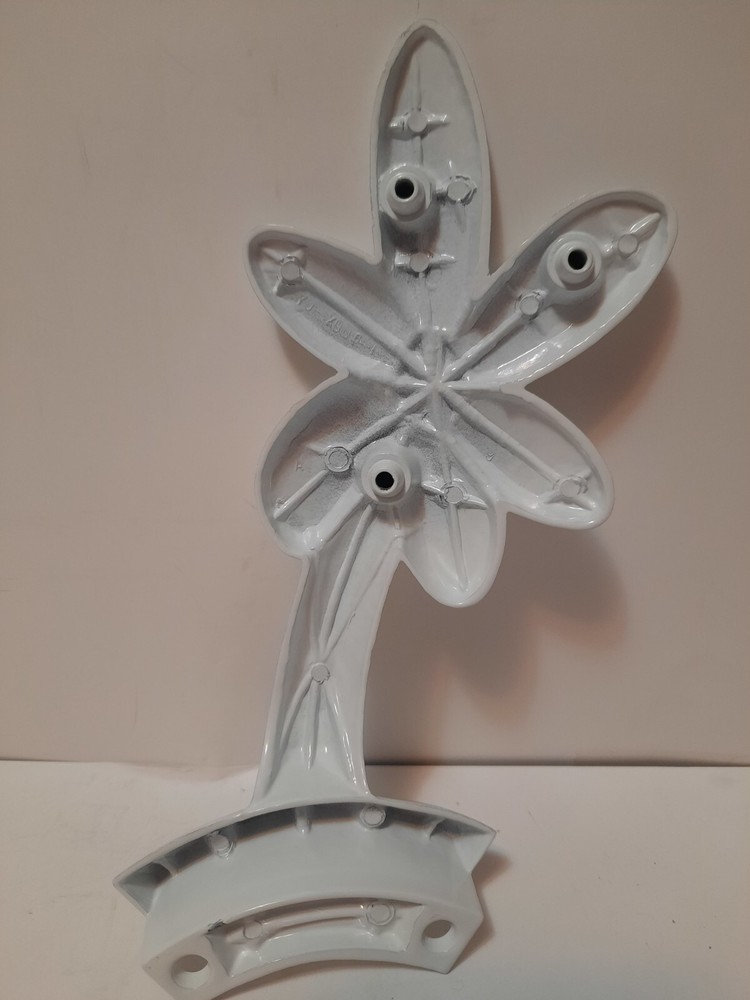 Ceiling Fan Flower Daisy Blade Arm Bracket In White ~ Hampton Bay EUC