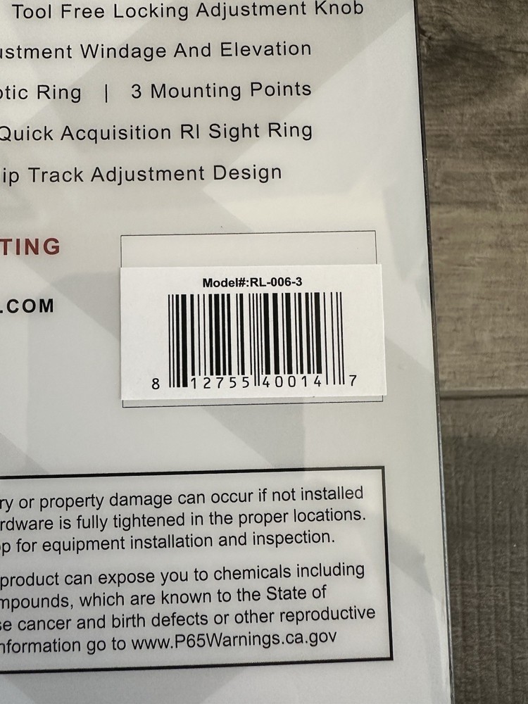 Redline RL-3 3 Pin Bow Sight