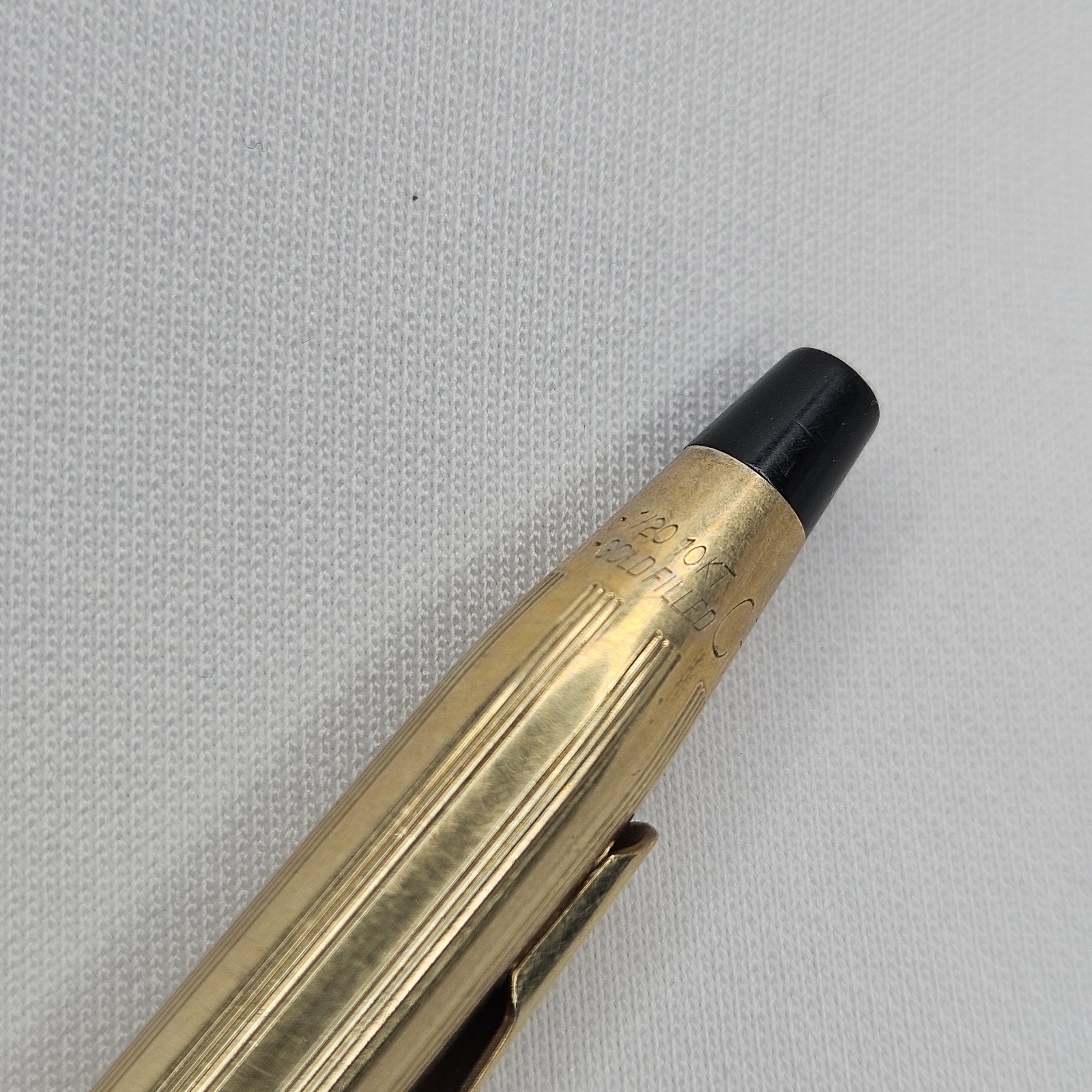 Vintage Cross Century Ballpoint Pen 1/20 10K Gold Filled • Blue Ink Made in USA
