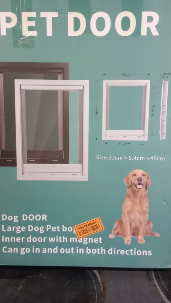 Large Dog Door with magnets