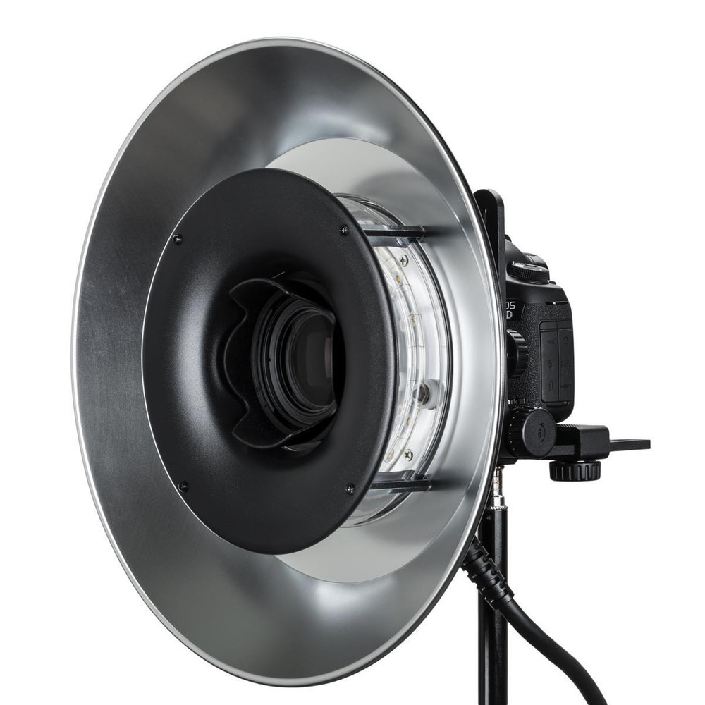Flashpoint RFT-21S Standard Reflector for R1200 Ring Flash Head, Silver