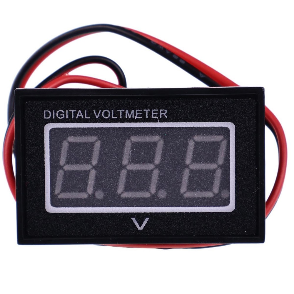 V40D 12V 2.5-30V LED Voltage Meter DC Auto Gauge Digital Voltmeter