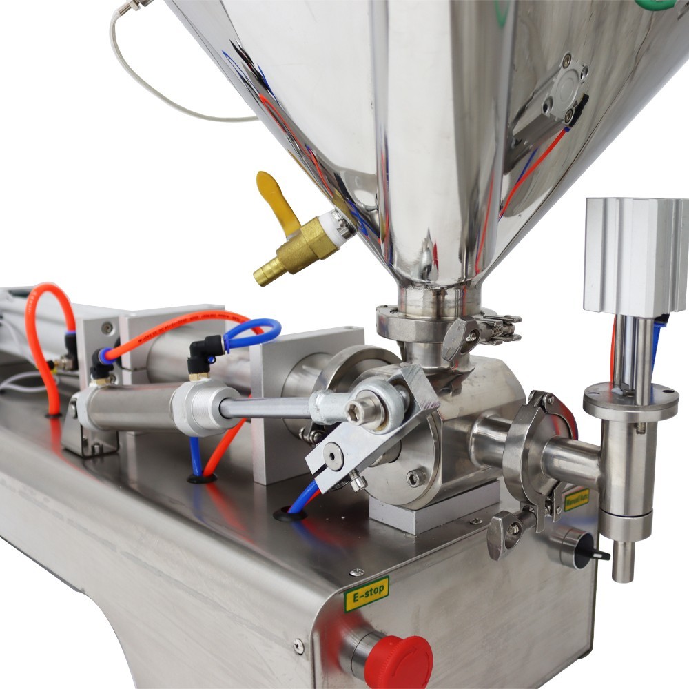 30-300ml Paste Liquid Filling Machine with Heating,Mixing Function Horizontal