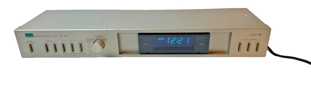 SANSUI AUDIO PROGRAM TIMER MODEL AT-202 Silver