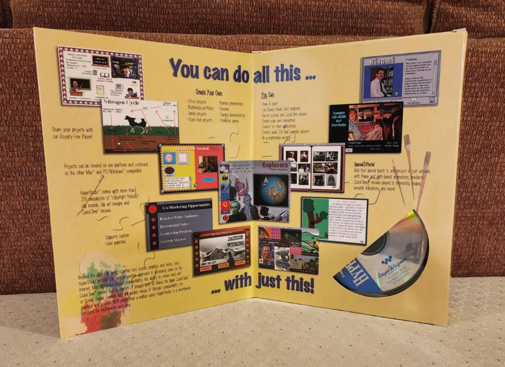 Vintage MAC HyperStudio Multimedia You Can Make! Complete NEW IN BOX & UNOPENED!