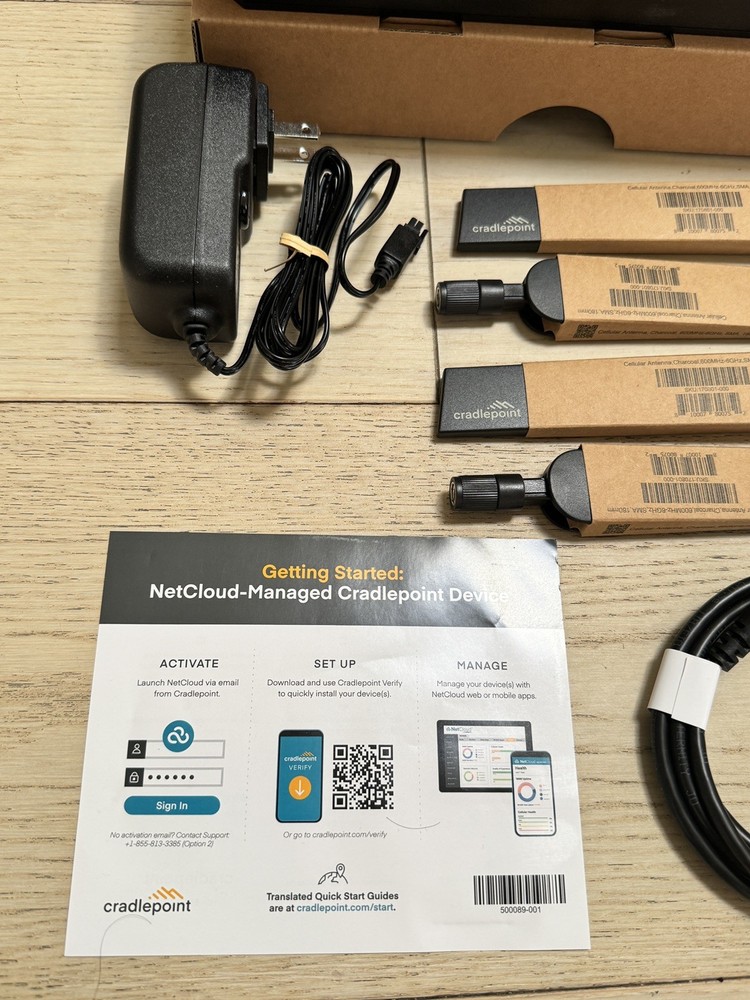 Ericsson CradlePoint X10-5GC-XTM Router w/ Battery E100 for T-Mobile Network SIM