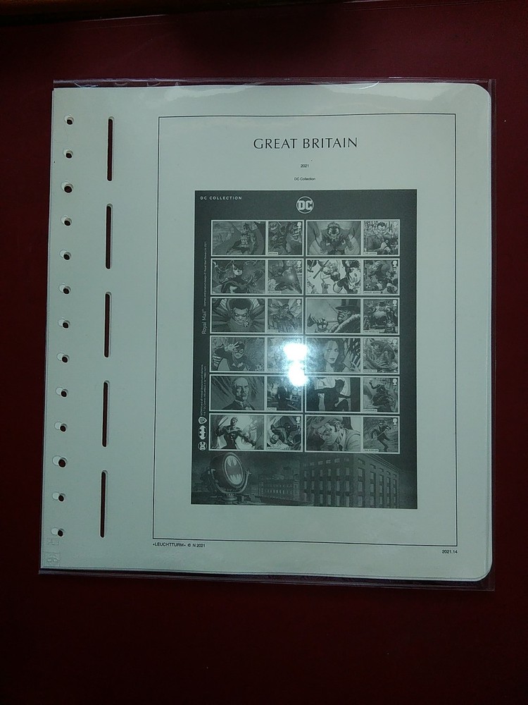 LIGHTHOUSE Commemorative Hingeless album pages Great Britain 2021 Used R2021