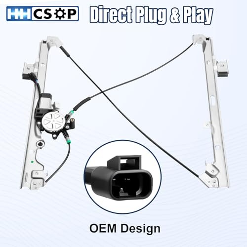 Front Left Driver Side Power Window Regulator w/Motor for Front Driver Side