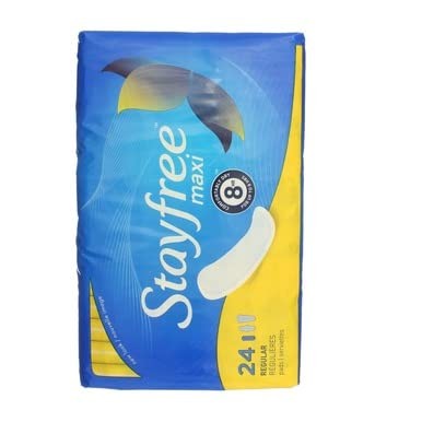 Stayfree Maxi Pads 24ct Regular (24 Count)