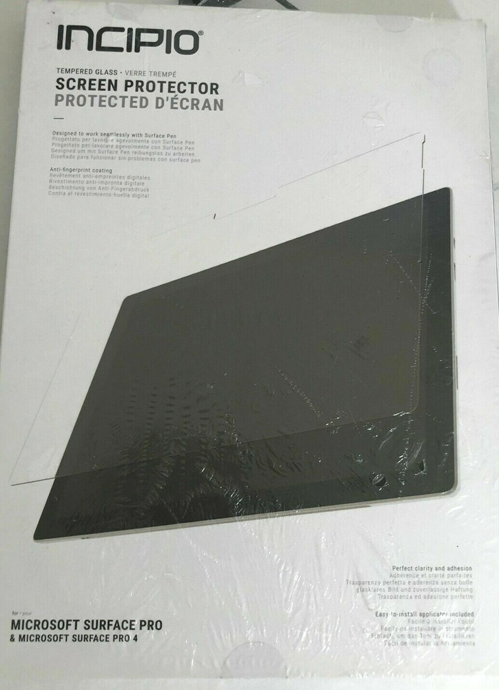 INCIPIO PLEX Plus Shield-- Pro 4 And Surface Pro --Screen Protector  NEW bx8