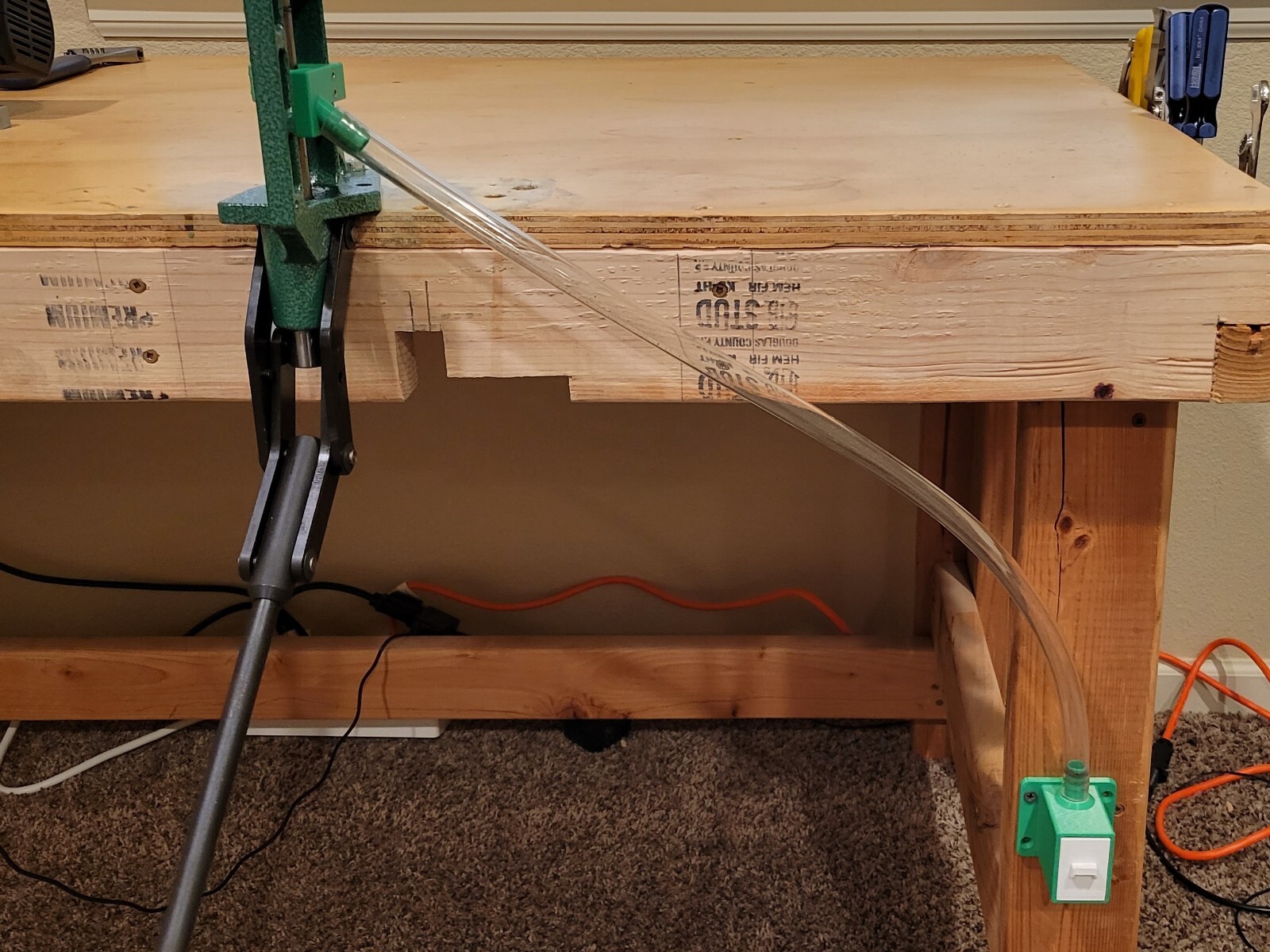 RCBS Partner Press Primer Catcher Green with Magnetic Cover, Hose and Box