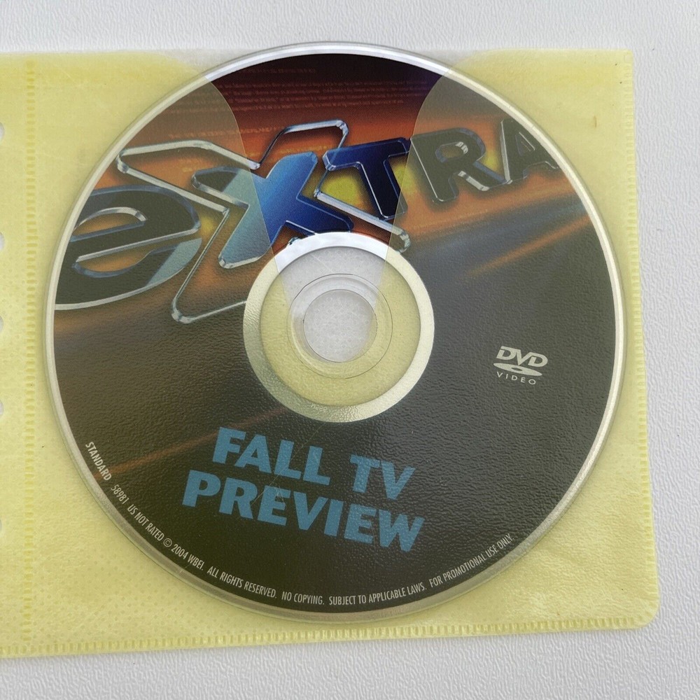 Two 90s TV Fall Preview DVDs - CBS Sneak Peak & Extra Fall TV Preview