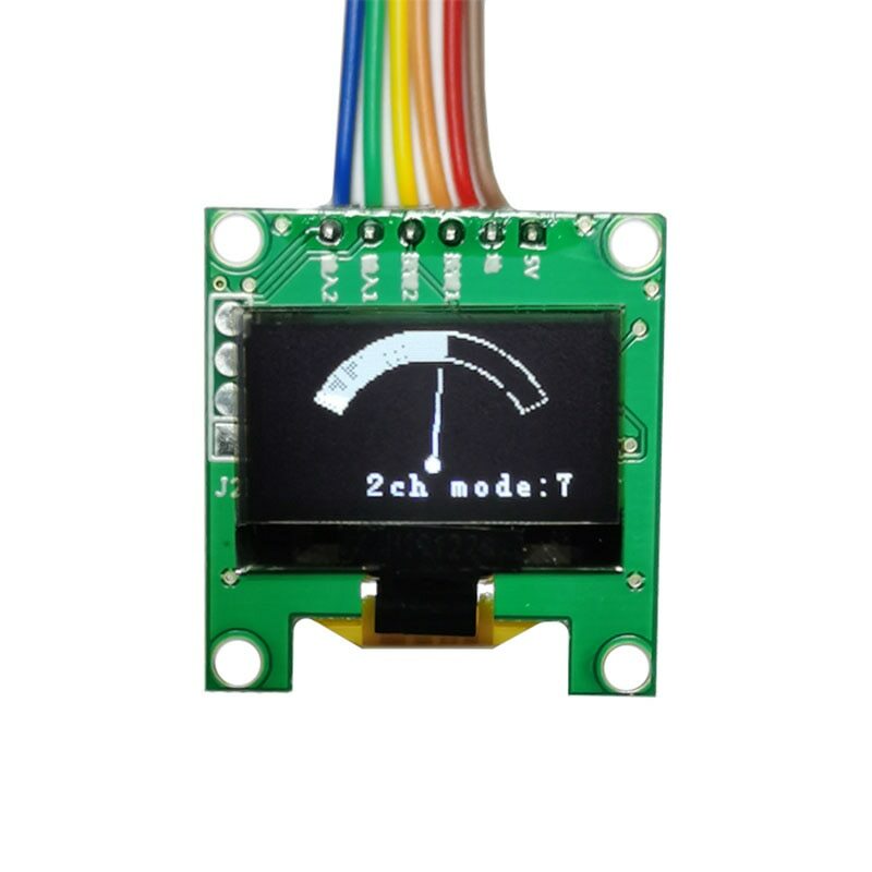 0.96 " OLED Music Spectrum Display Analyzer Audio Level Indicator w/ Case NEW
