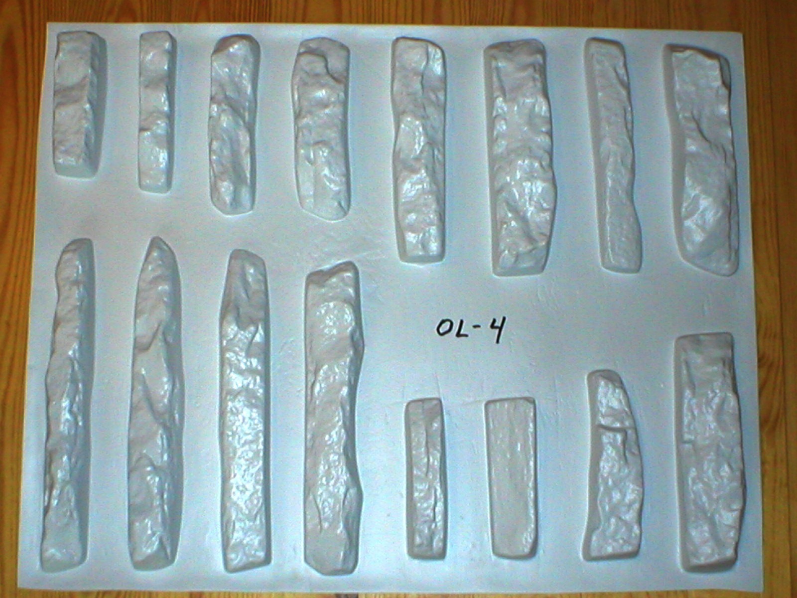 32 Ledgestone Concrete Stone Veneer Molds Make 1000s of Wall Stones - Fast Ship