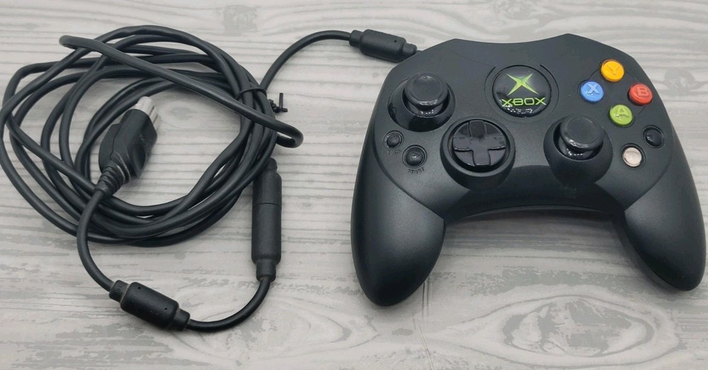 Authentic OEM Microsoft Xbox Controller S EUC w/ Breakaway Cable