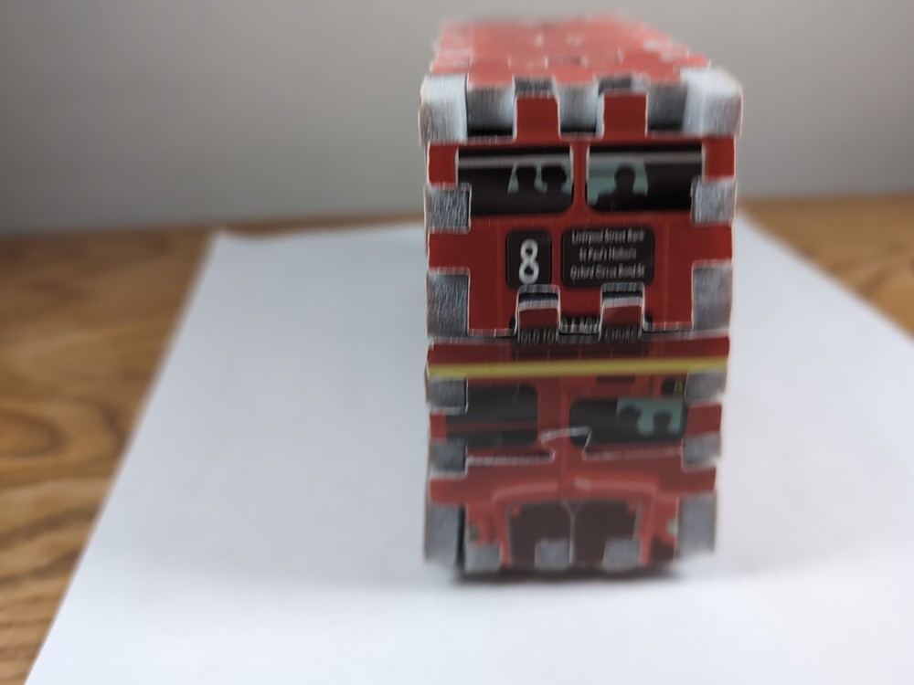 PUZZ 3D Mini Double Decker Bus 1998 Wrebbit 50 Pieces. No Box. Complete