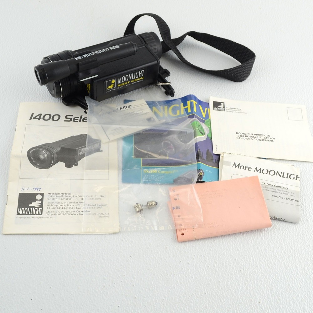 Moonlight Products 1400 Select Night Vision Monocular w/ Illuminator Tested