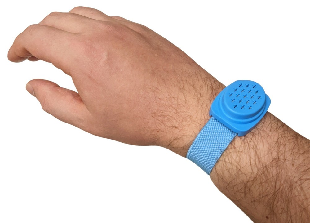 Adjustable Cordless Anti-Static Wrist Strap with Optional Cord