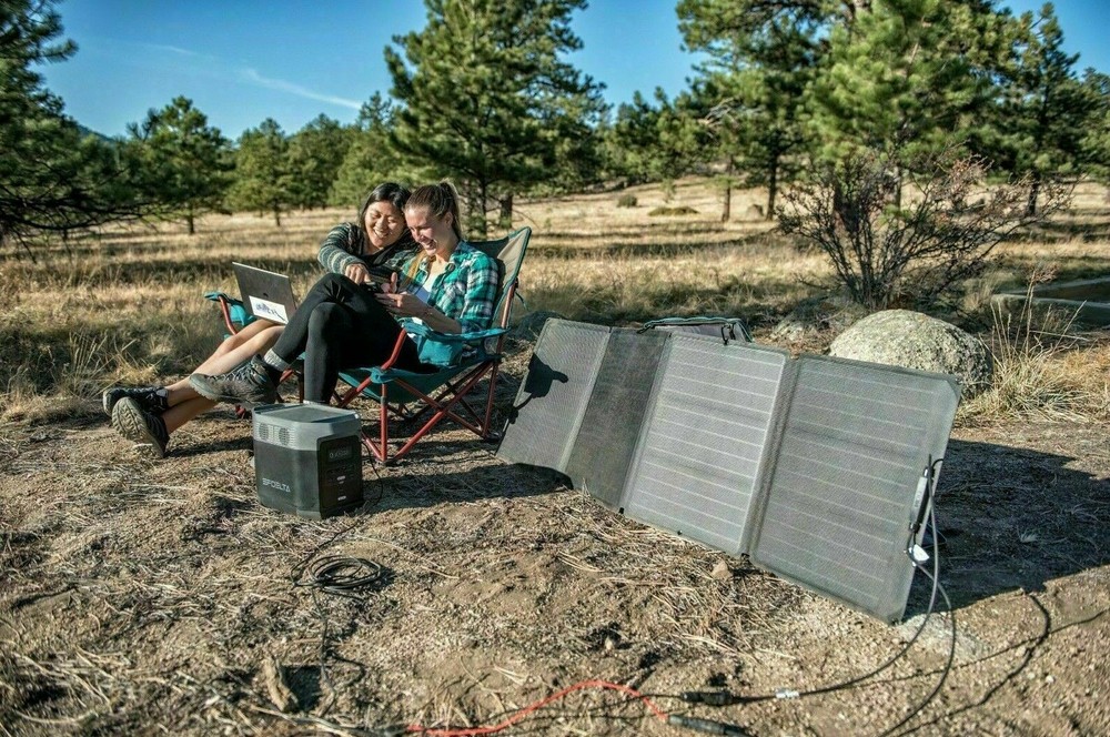 EcoFlow 110W Portable Solar Panel Foldable with Carry Case Certified Refurbished