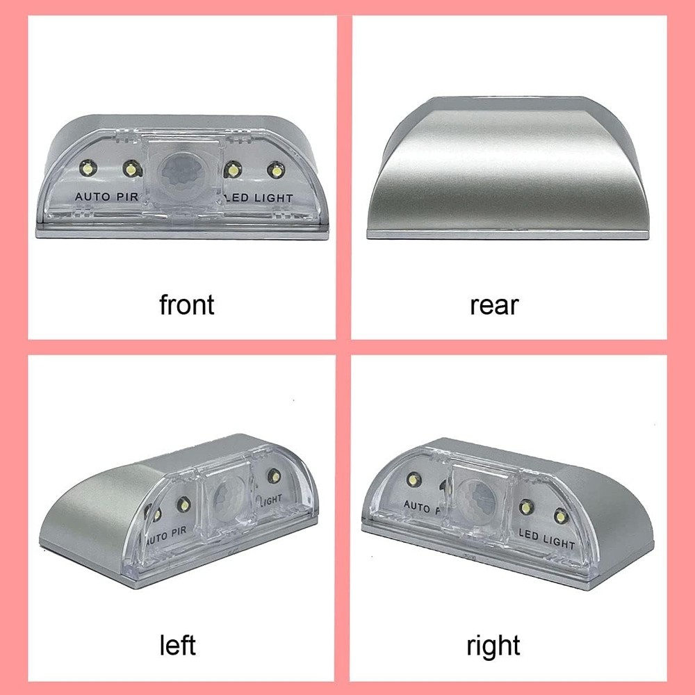 Home Keyhole Infrared PIR Motion Sensor LED Light Lamp Wireless Auto