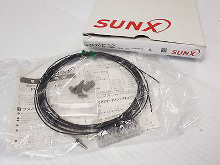 Sunx  FT-R80 Thrubeam M4 90° Right Angle Fiber Optic Cable Obsolete