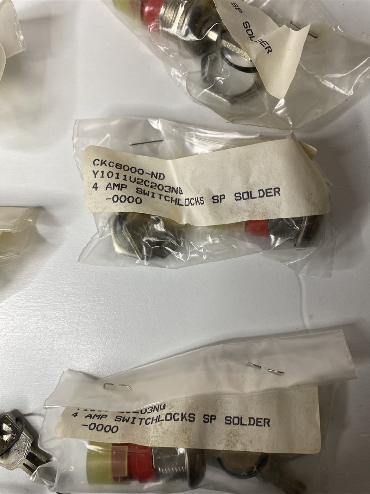 C-K Electronic Key Switch Lock Off/On 10PC. made In USA….B88