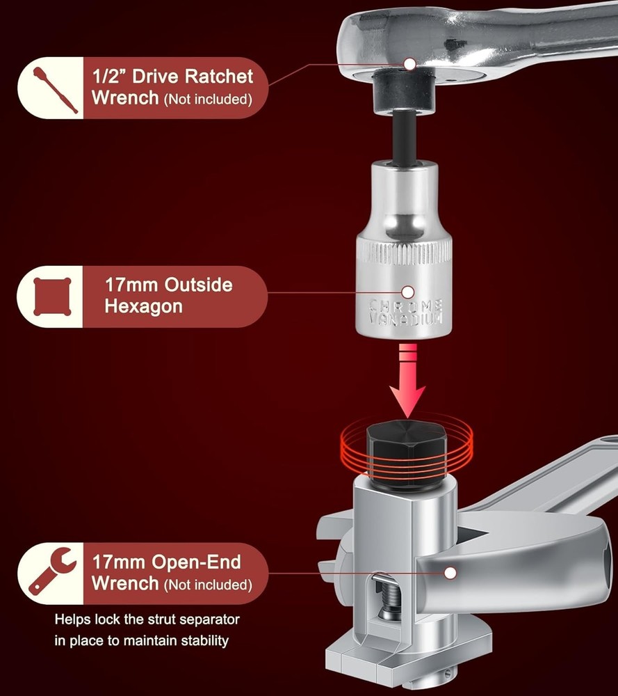 Strut Spreader Tool , Universal Steering Suspension Strut Knuckle Spreader Tool