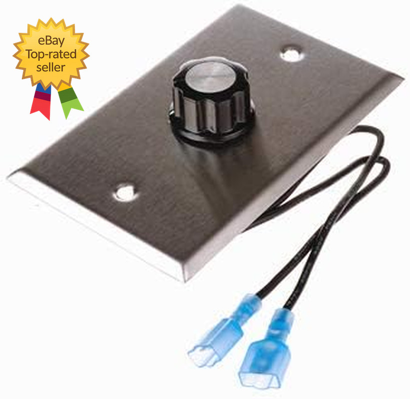 Fireplace Stove Blower Fan Variable Rheostat Speed On Off Switch Control