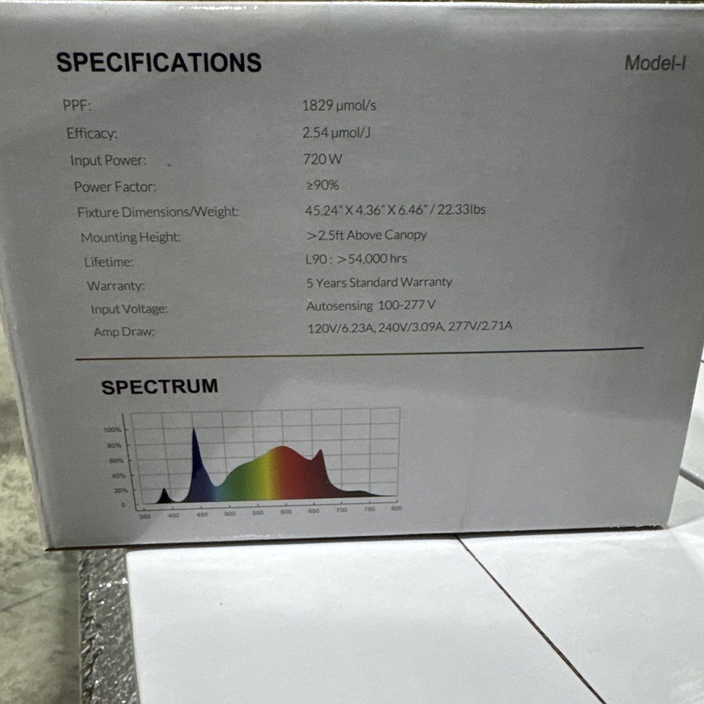 (Model-I) ThinkGrow Horticulture LED Grow Light