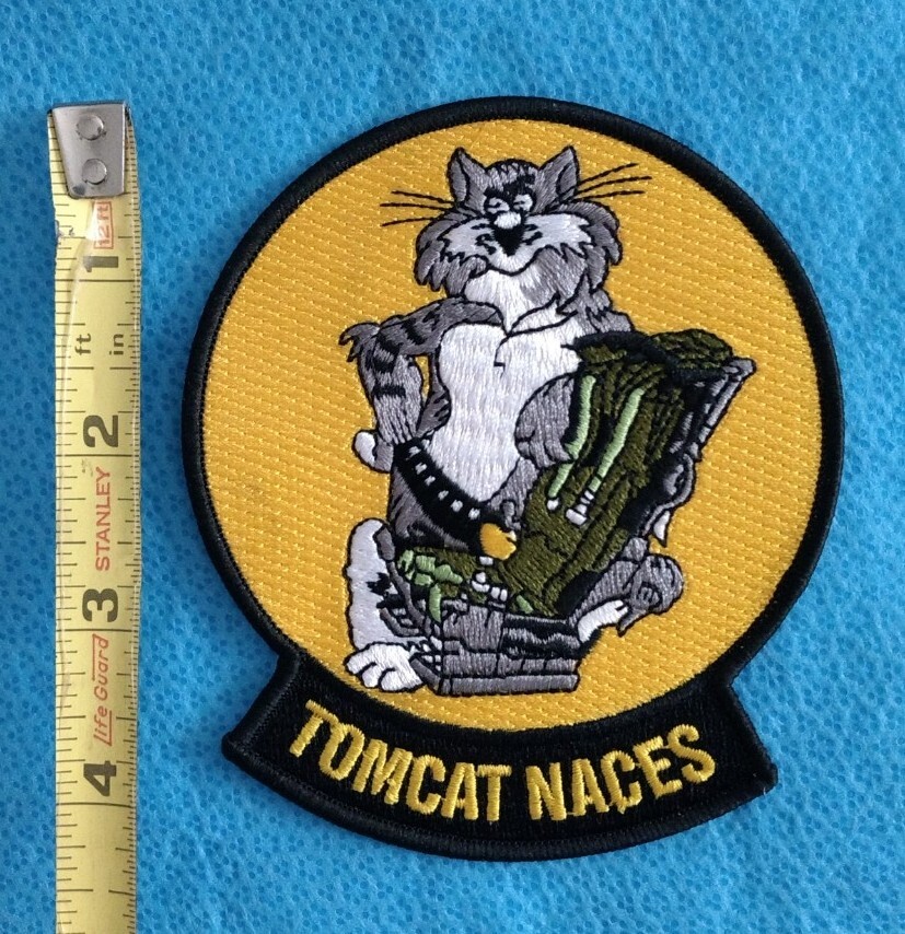US NAVY TOMCAT NACES MILITARY U.S.N PATCH