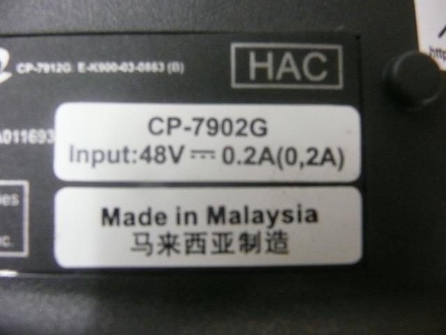 Cisco CP-7902G Phone
