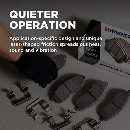 Brake ThermoQuiet Disc Brake Pad Set PD1288 TQ - Ceramic