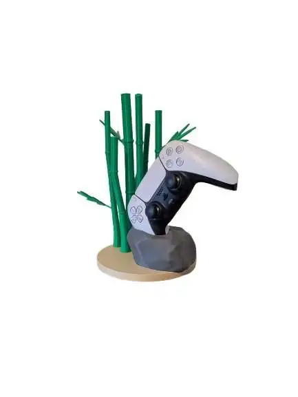 Gaming Controller Stand For PS5 Playstation 5 Bamboo Rock Desktop Display Holder